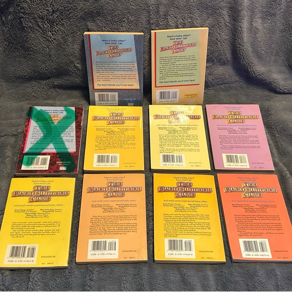 😉Bundle Days😉Pick Your Number/Title- 1 Vintage 1980-90s The Babysitter Club Book - Picture 4 of 6